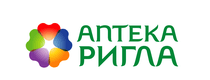 Логотип интернет-аптеки Ригла с акциями и скидками