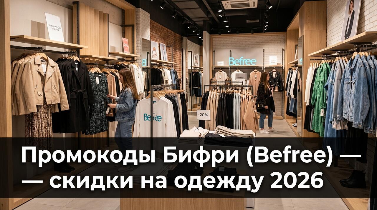 Промокоды Бифри (Befree) — где найти рабочие коды на одежду в 2026 году