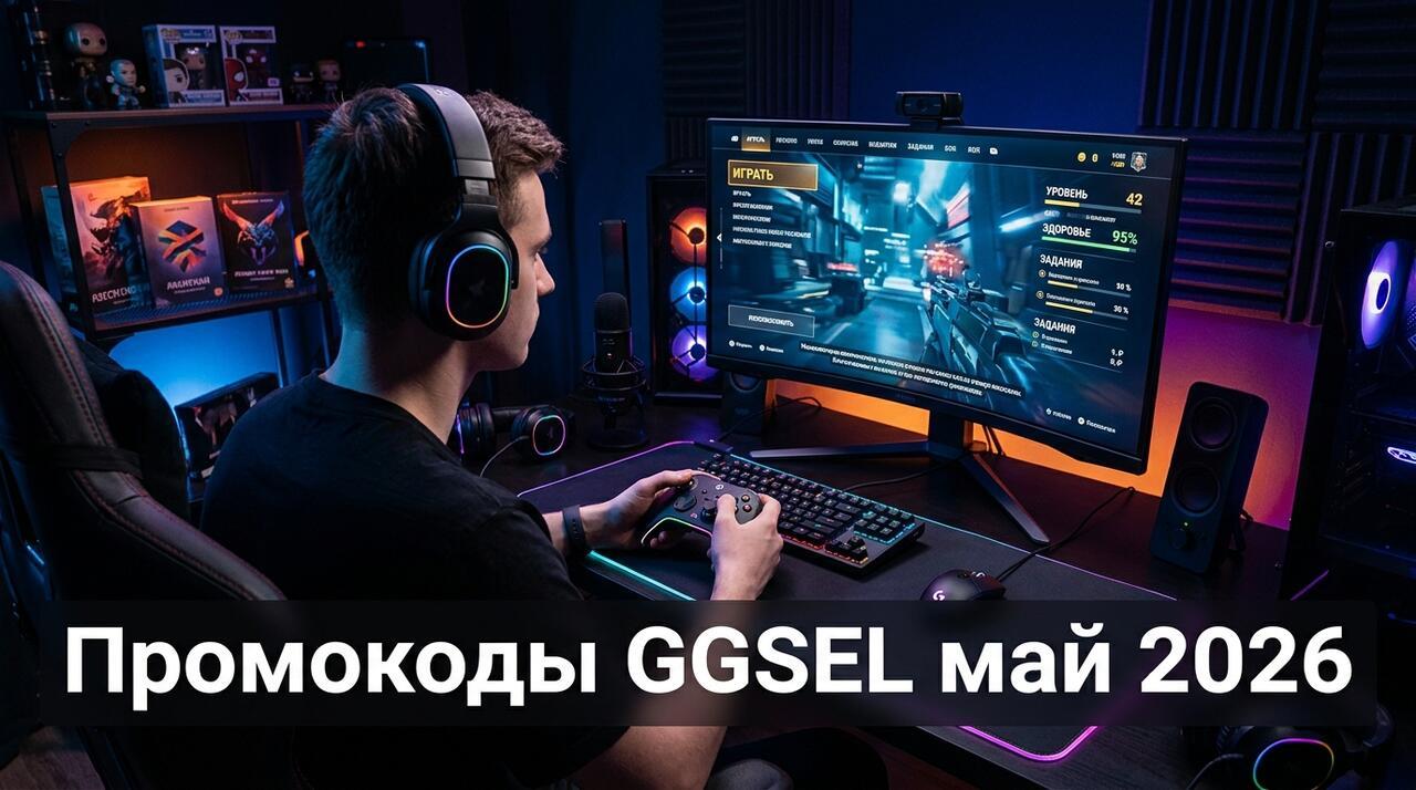 Промокоды GGSEL на май 2026: скидки на игры и ключи Steam