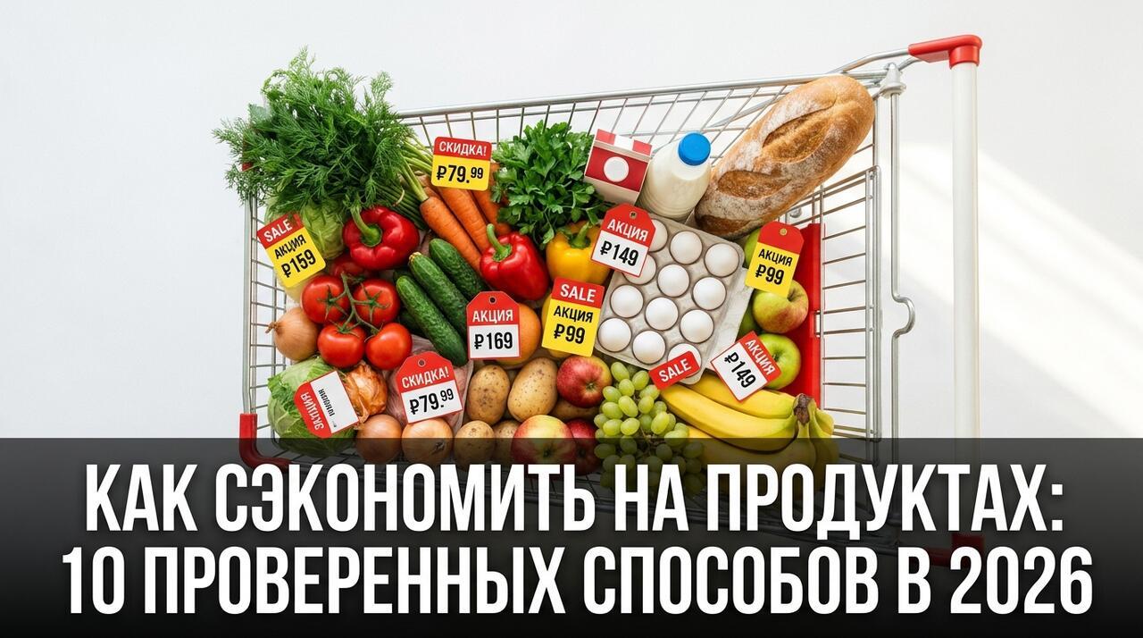 Как сэкономить на продуктах: 10 проверенных способов в 2026