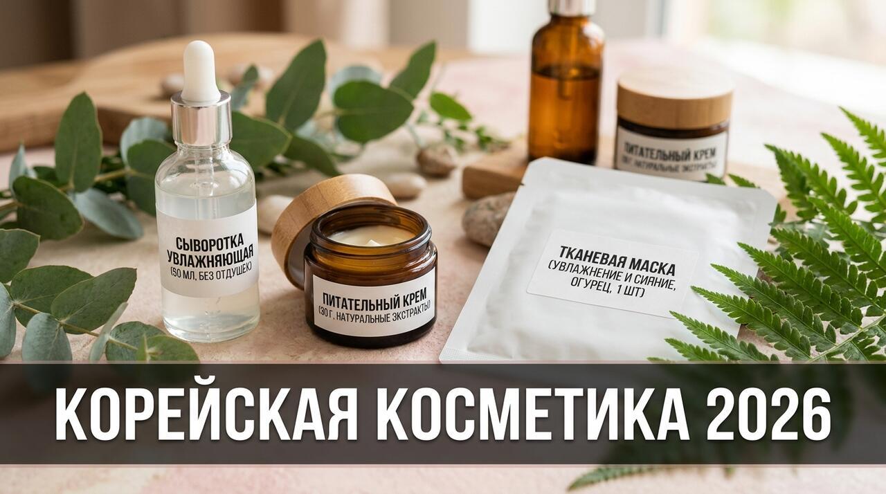 Корейская косметика 2026: бренды, этапы ухода и где купить
