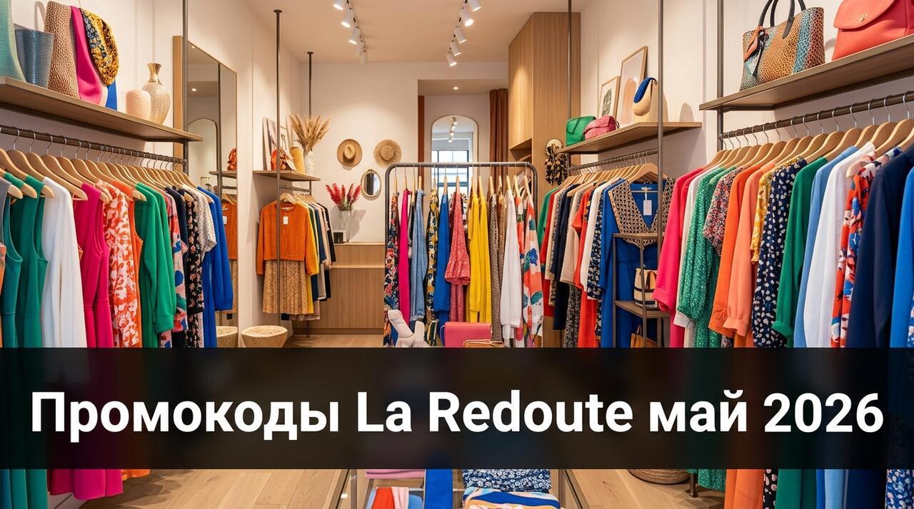 Промокоды La Redoute на май 2026: скидки на одежду и товары для дома