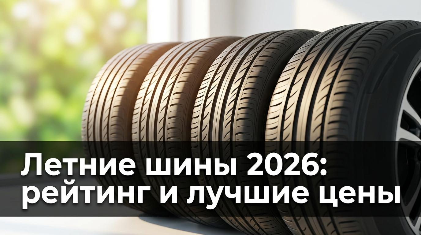 Летние шины 2026: рейтинг лучших моделей и где купить со скидкой