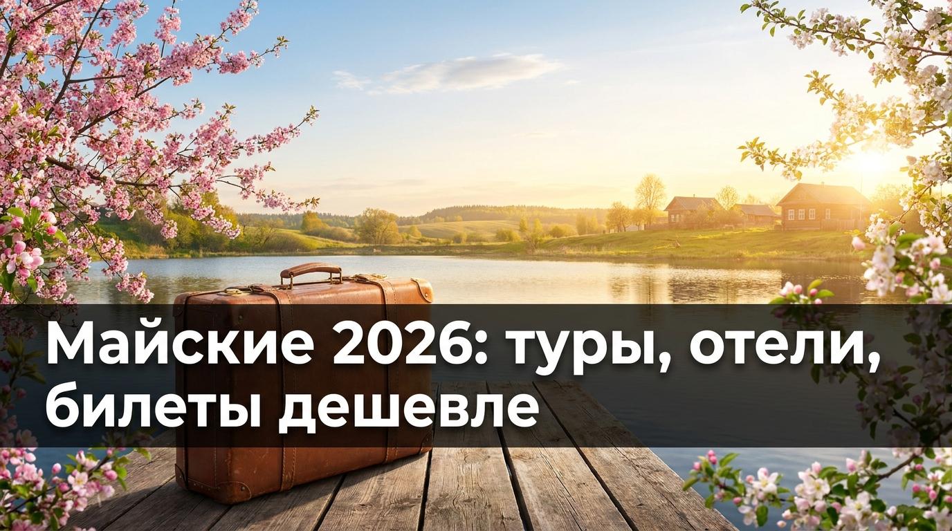 Куда поехать на майские 2026: туры, авиабилеты и отели со скидкой