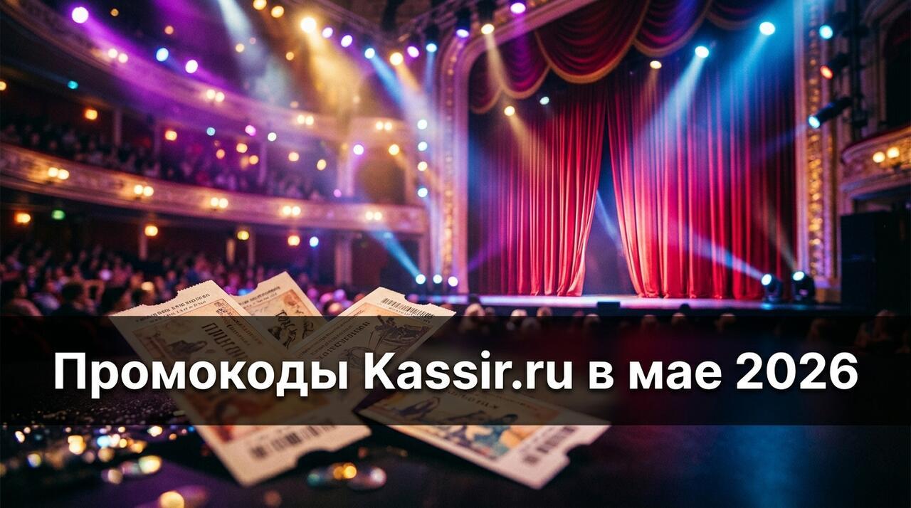 Промокоды Kassir.ru на май 2026: скидки на концерты и спектакли