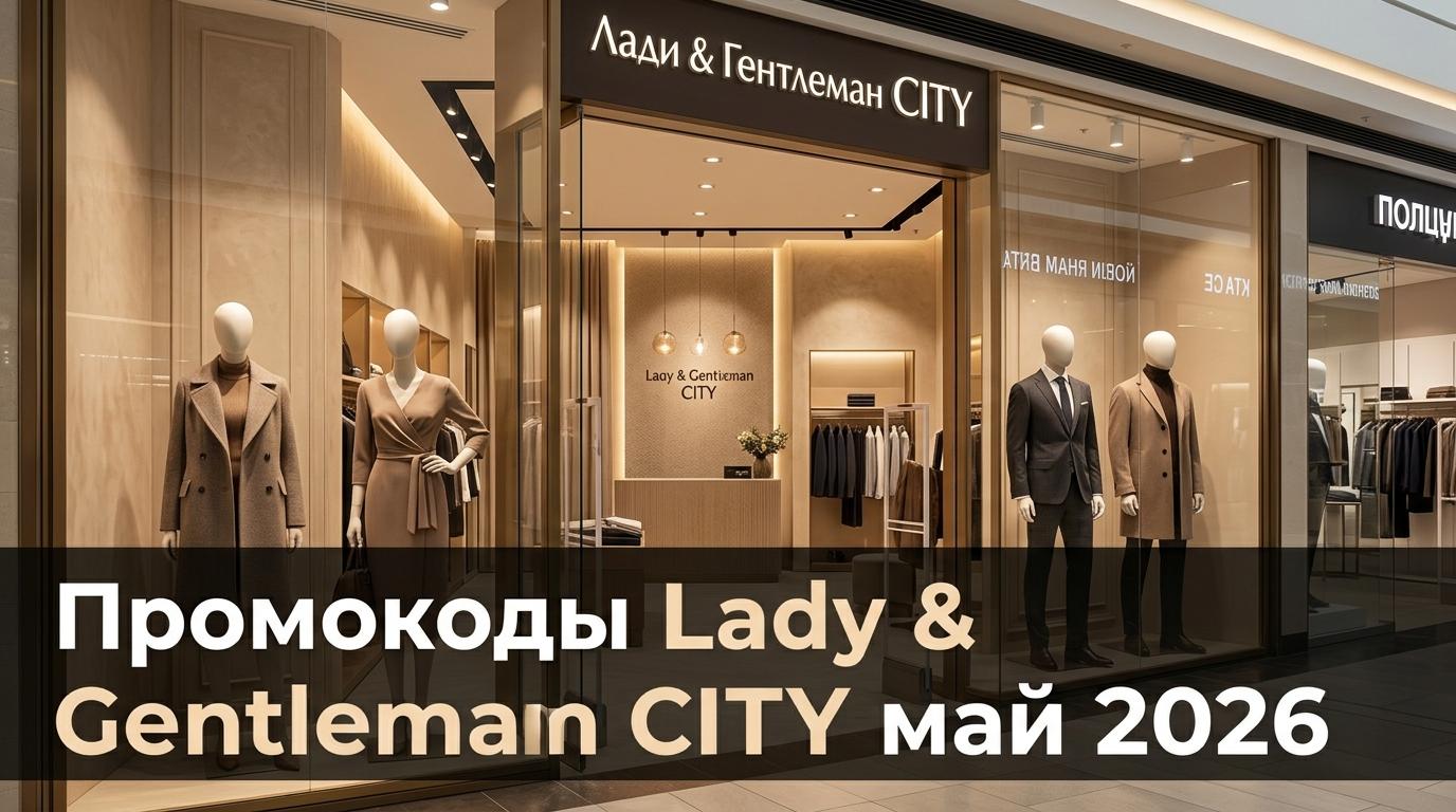 Промокоды Lady & Gentleman CITY на май 2026: премиум-одежда со скидкой