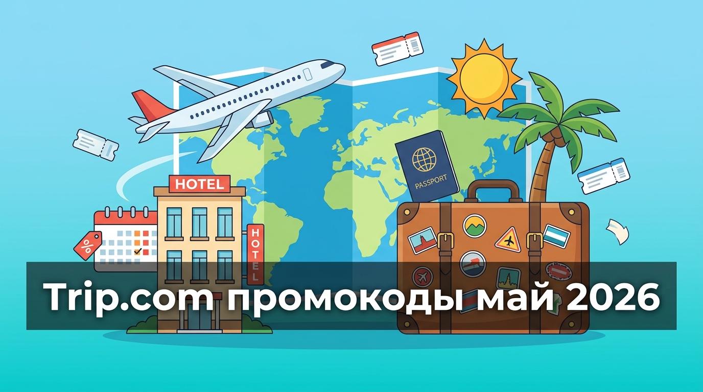 Промокоды Trip.com на май 2026: дешёвые отели и авиабилеты