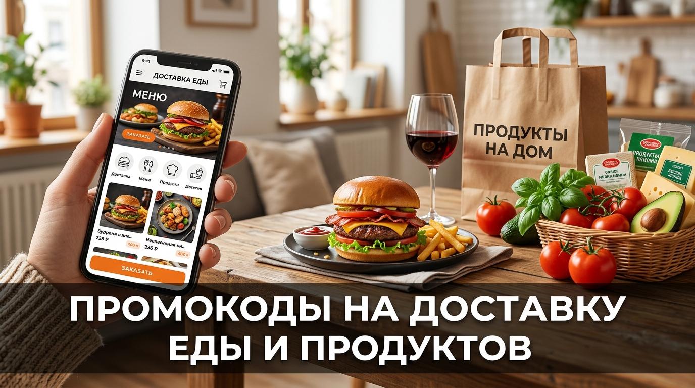 Промокоды на доставку еды и продуктов: скидки Rostic's, Вайнлаб и Пакет