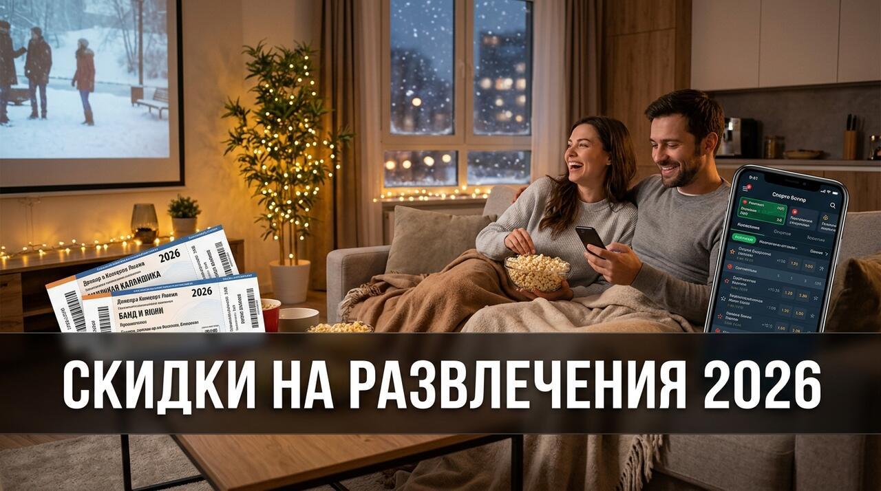 Лучшие скидки на развлечения в 2026: куда сходить недорого
