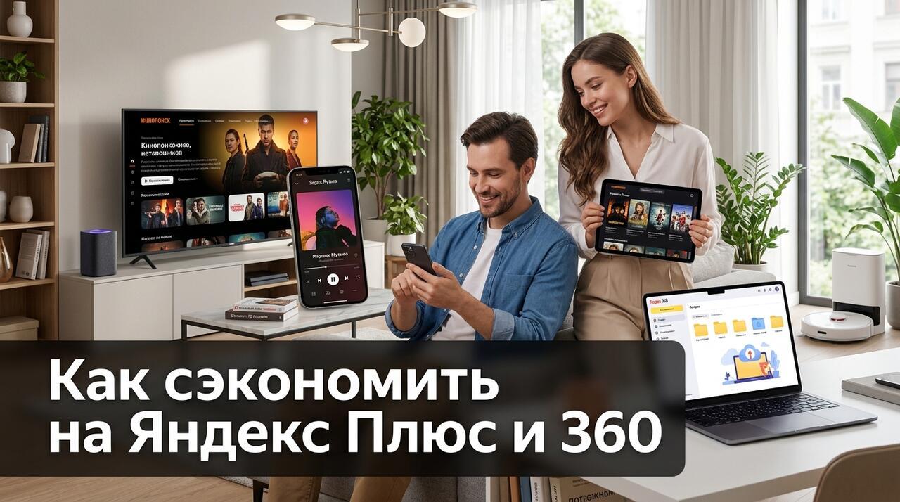 Как сэкономить на подписках: Яндекс Плюс и Яндекс 360