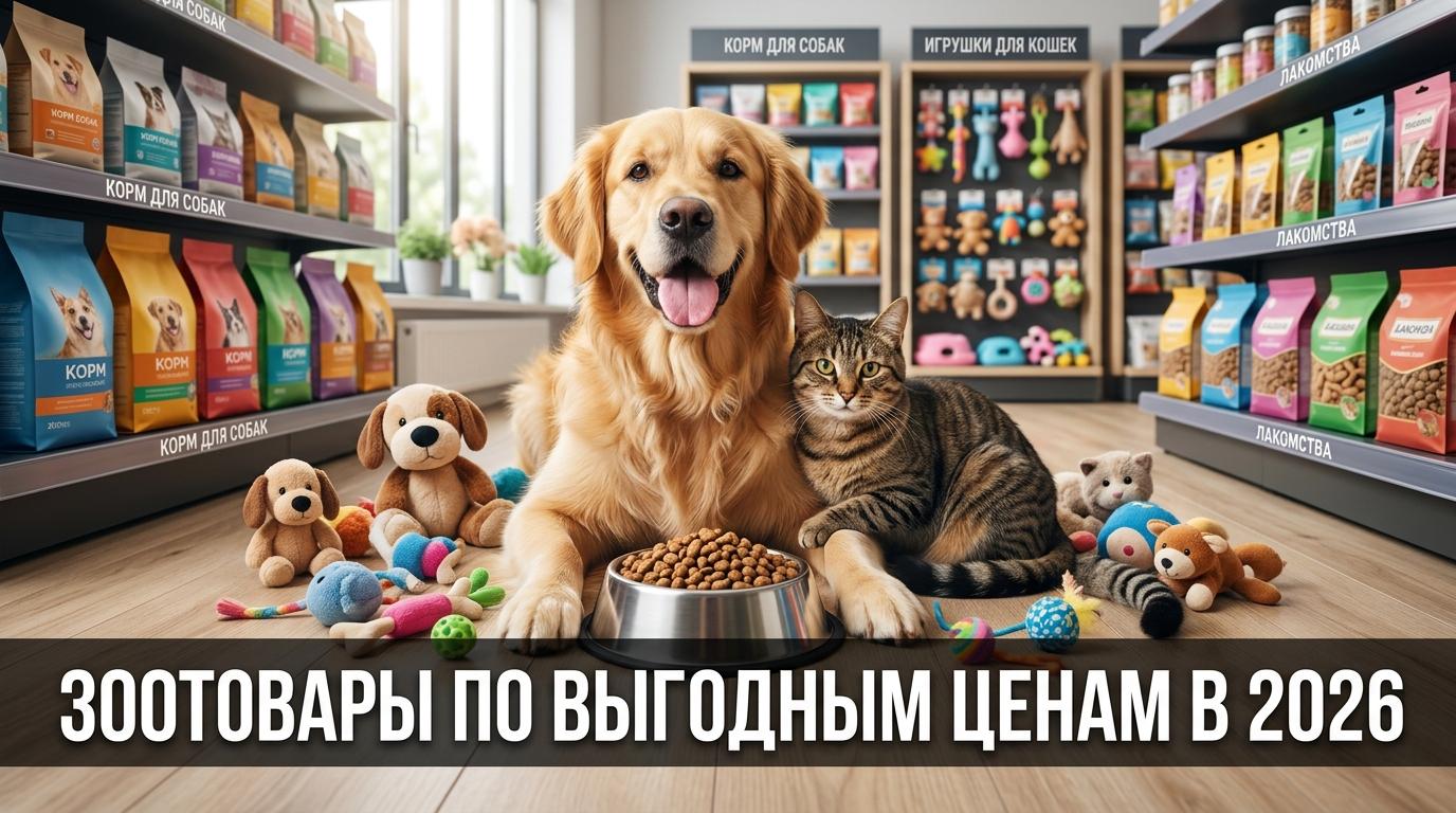 Зоотовары по выгодным ценам: где не переплачивать в 2026