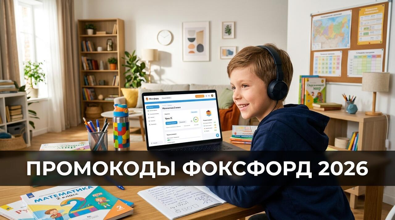 Промокоды Фоксфорд на май 2026 — скидки на онлайн-школу и курсы