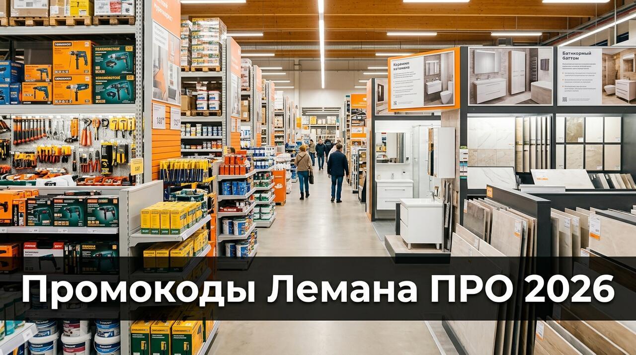 Промокоды Лемана ПРО на май 2026 — скидки на ремонт и стройматериалы