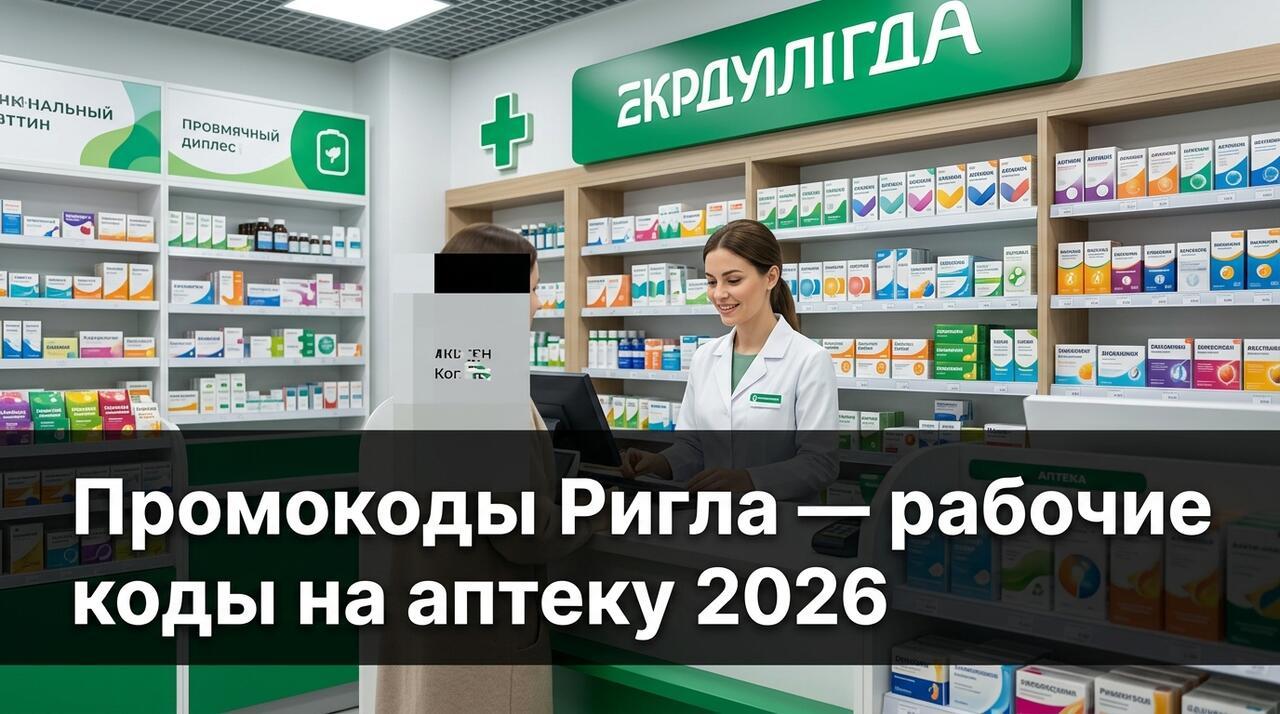 Промокоды Ригла: где найти рабочие коды на аптеку в 2026 году
