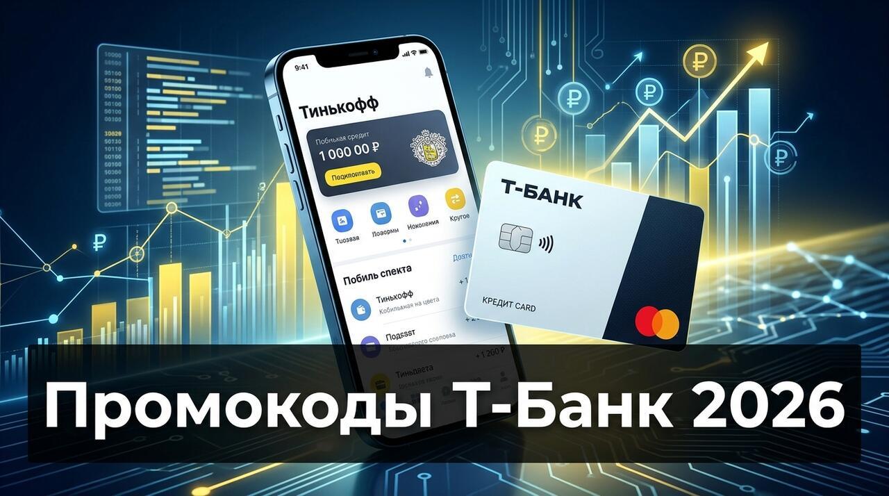 Промокоды Т-Банк на май 2026 — скидки и бонусы для клиентов