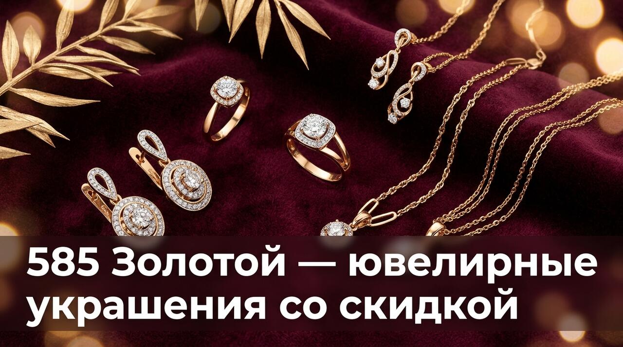 585 Золотой — крупнейшая ювелирная сеть РФ: 1000+ салонов, Золотой Клуб с 10 000 ₽ welcome