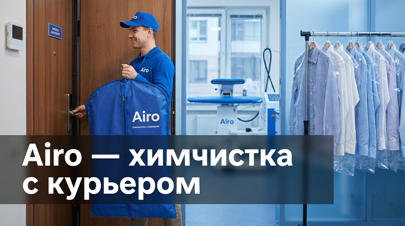 Промокоды Airo — скидки на химчистку и клининг в Москве с бесплатным курьером и быстрым возвратом