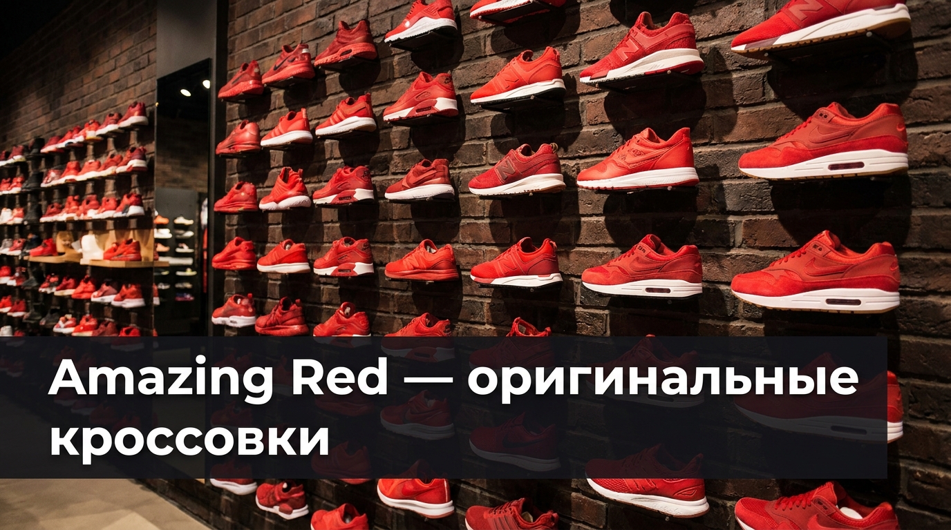 Промокоды Amazing Red — скидки на оригинальные кроссовки и спортивную одежду Nike, Puma, Asics, Hoka, Jordan, New Balance и Reebok
