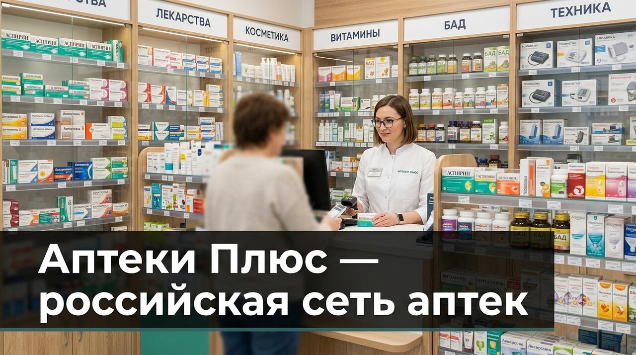 Аптеки Плюс — федеральная сеть аптек и онлайн-аптека с доставкой лекарств, БАДов и медтехники в 65 регионах России
