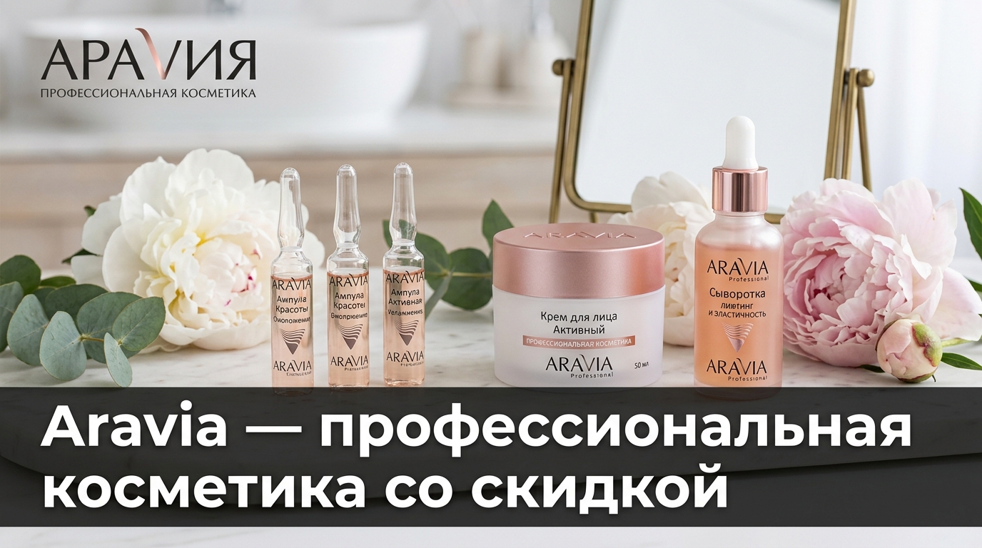 ARAVIA Professional — российская профкосметика: уход за лицом, телом, шугаринг, 28+ городов