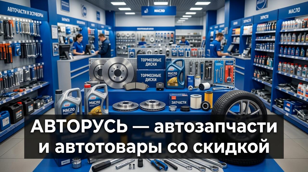 АВТОРУСЬ — автозапчасти, шины, масла, аксессуары: подбор по VIN, сеть магазинов