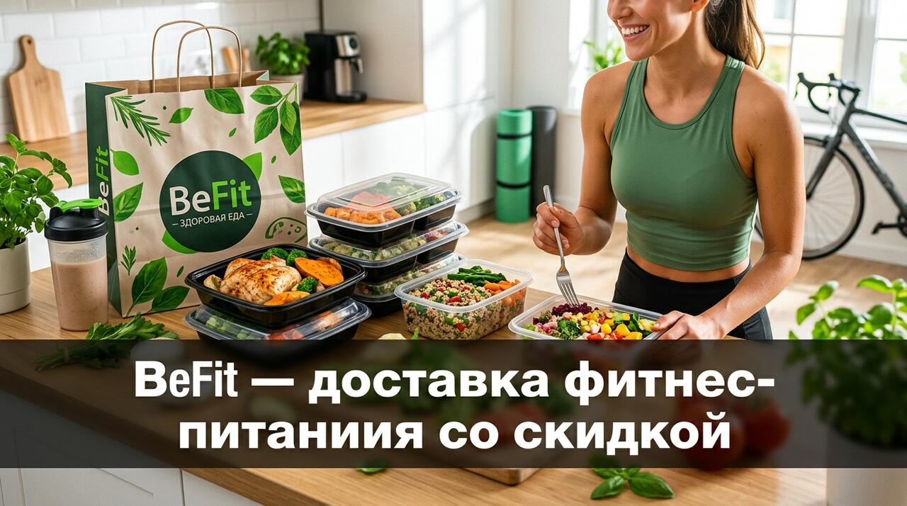 BeFit (LetBefit) — доставка готового рациона: 10+ программ от 1058 ₽/день, Smart Frost