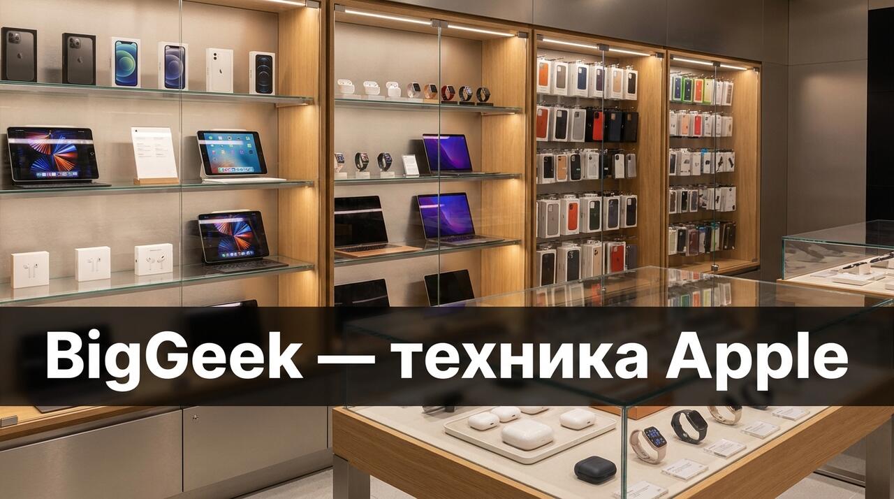 Промокоды БигГик — Apple iPhone, MacBook, Xiaomi и аксессуары со скидкой, Trade-In и рассрочкой 0%