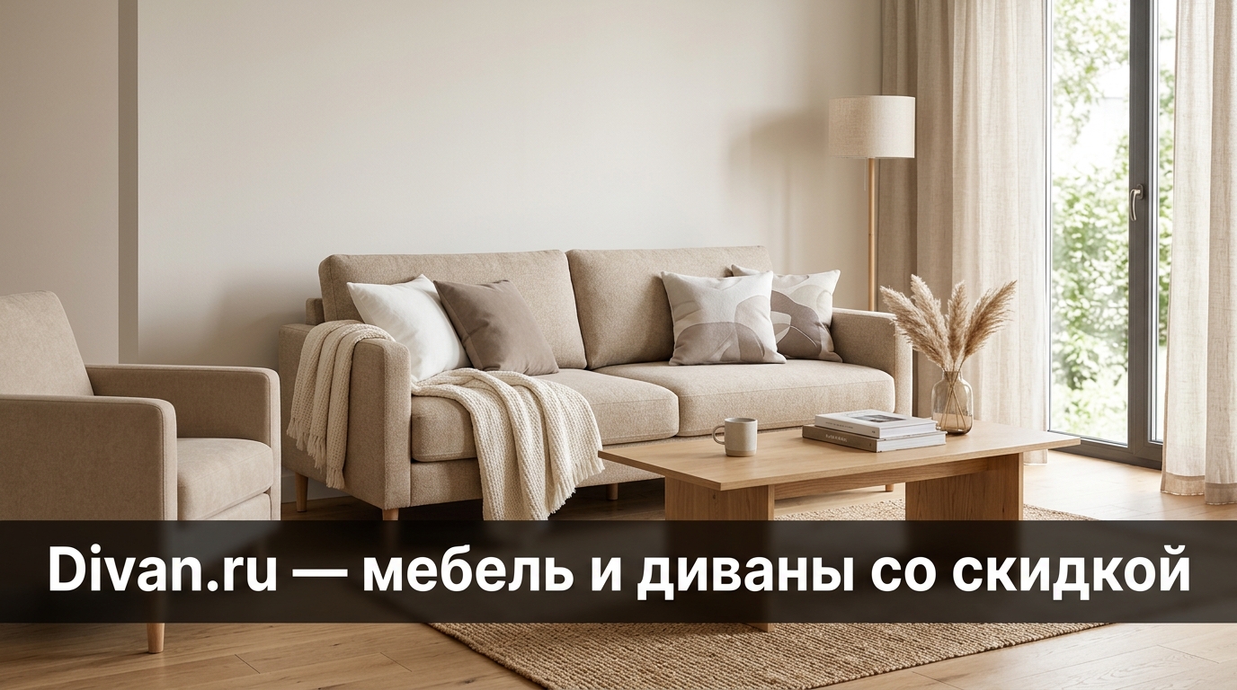 Divan.ru — мебель напрямую от производителя: 65 шоурумов, диван.клуб до 7%