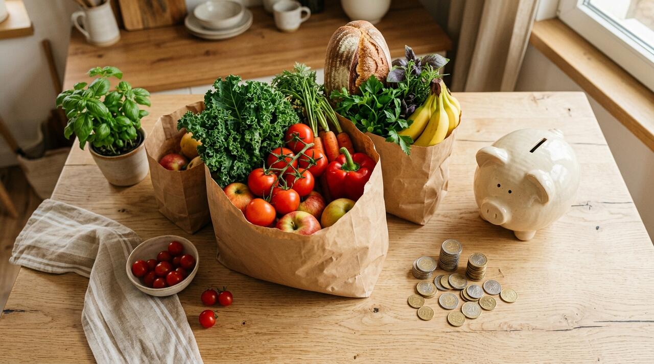Экономия на доставке продуктов: пакеты с продуктами и копилка