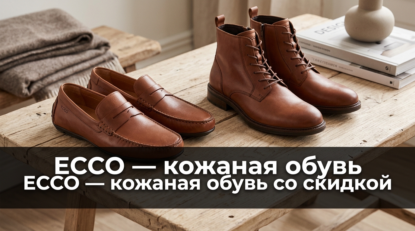 ECCO — датская обувь премиум: GORE-TEX, BIOM, HYDROMAX, программа Moments