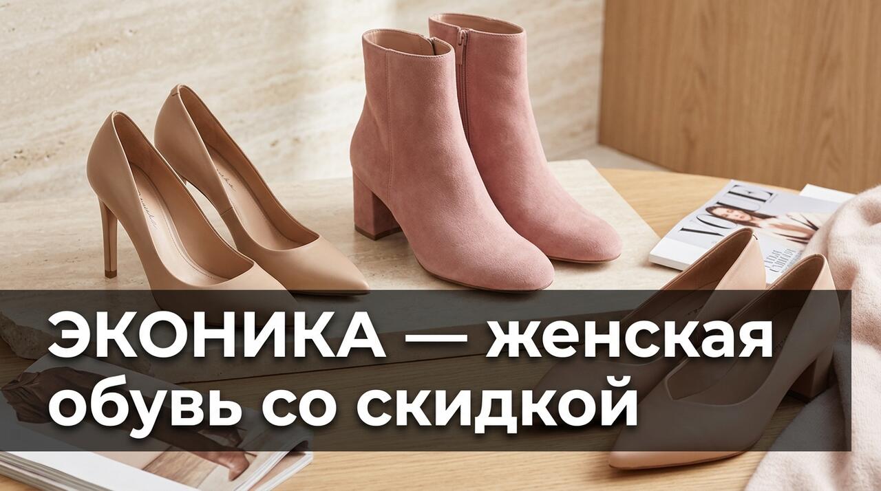ЭКОНИКА — российский бренд женской обуви: 7 коллекций в сезон, скидки до 20%