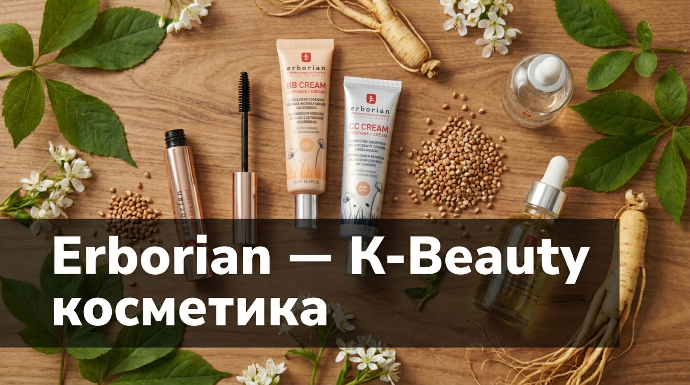 Промокоды Erborian — скидки на корейско-французскую косметику CC Cream, BB Cream, Centella, Ginseng, Solid Tinted Care и Bamboo