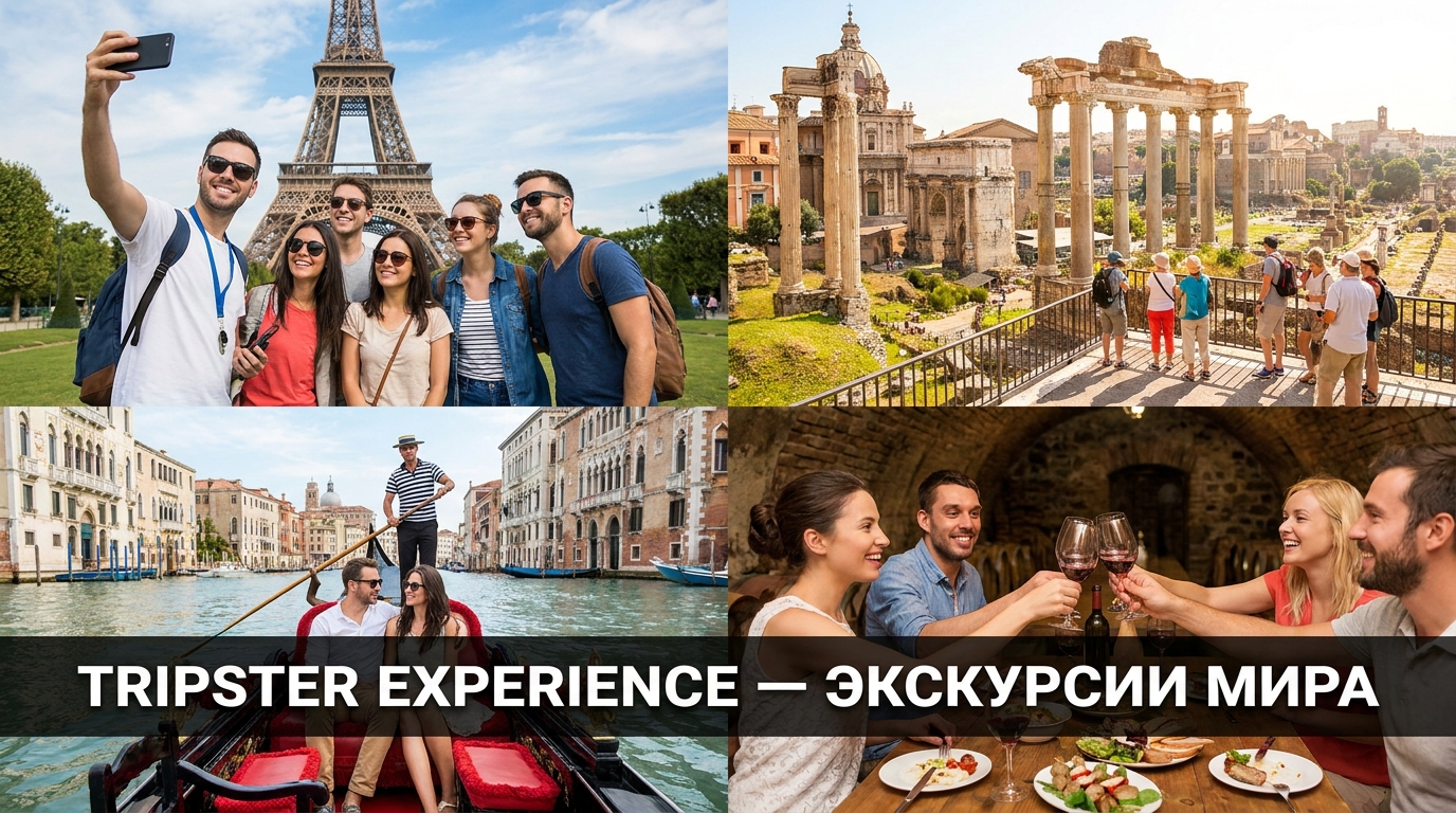 Промокоды Tripster Experience — необычные экскурсии и туры от локальных гидов по всему миру со скидкой до 20%