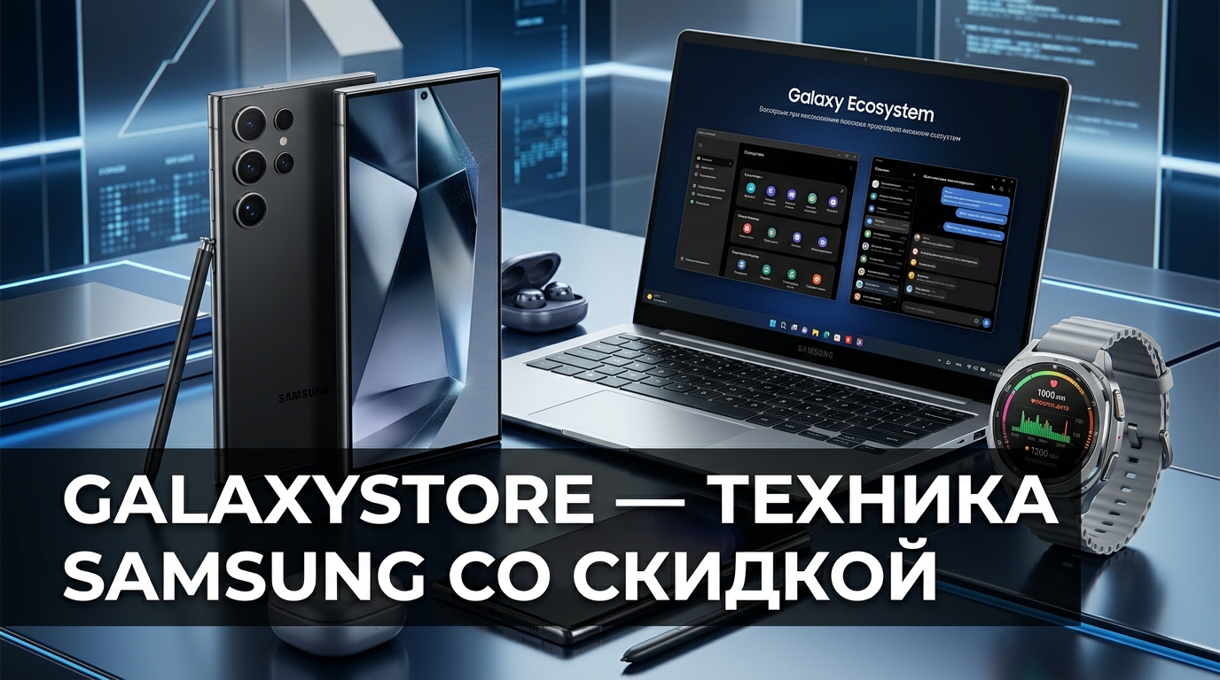 GalaxyStore — фирменный магазин Samsung: Galaxy S26, ноутбуки, ТВ