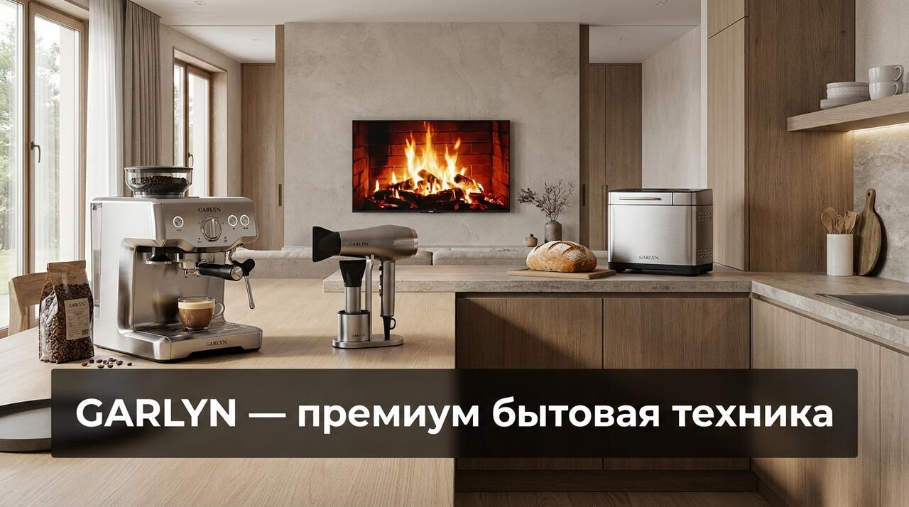 Промокоды GARLYN — скидки на кофемашины, фены и бытовую технику собственного бренда с доставкой по России