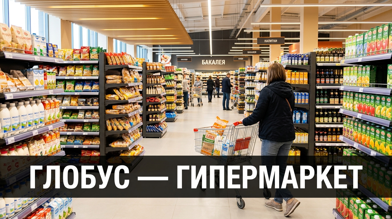 ГЛОБУС — гипермаркет с широким ассортиментом продуктов и доставкой