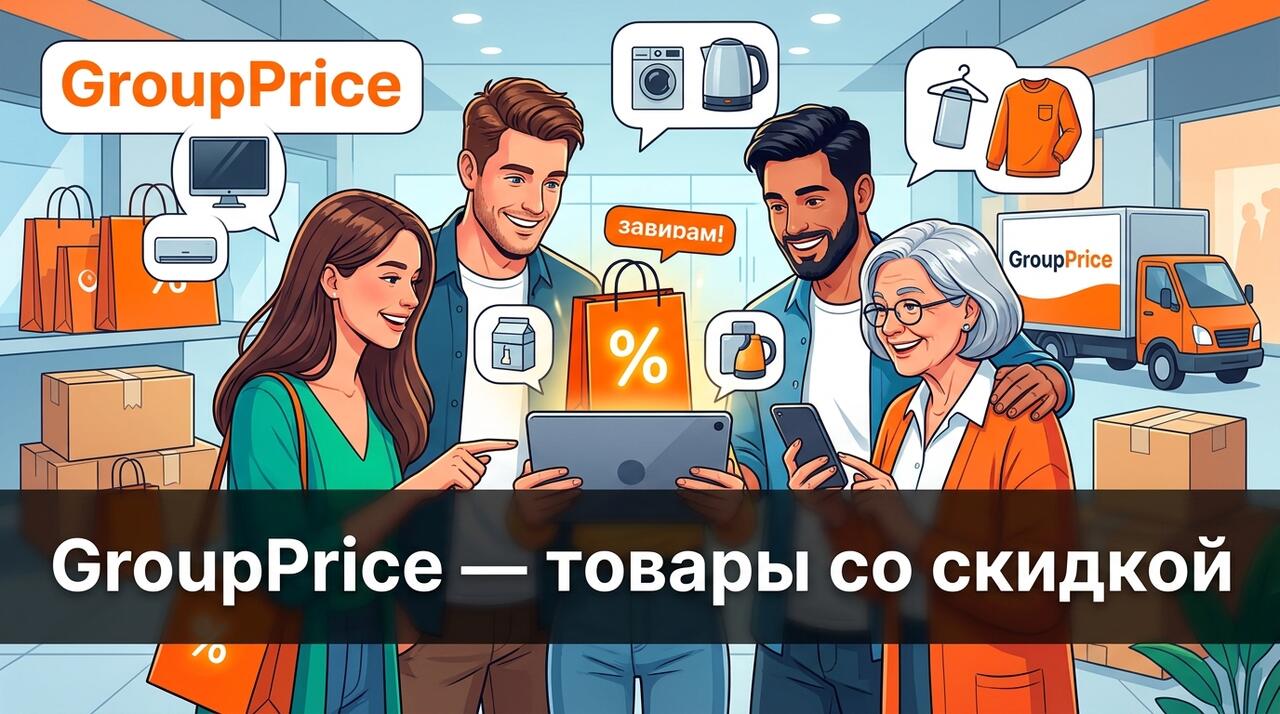 GroupPrice — российский интернет-магазин одежды и товаров для дома: бесплатная примерка, оплата при получении