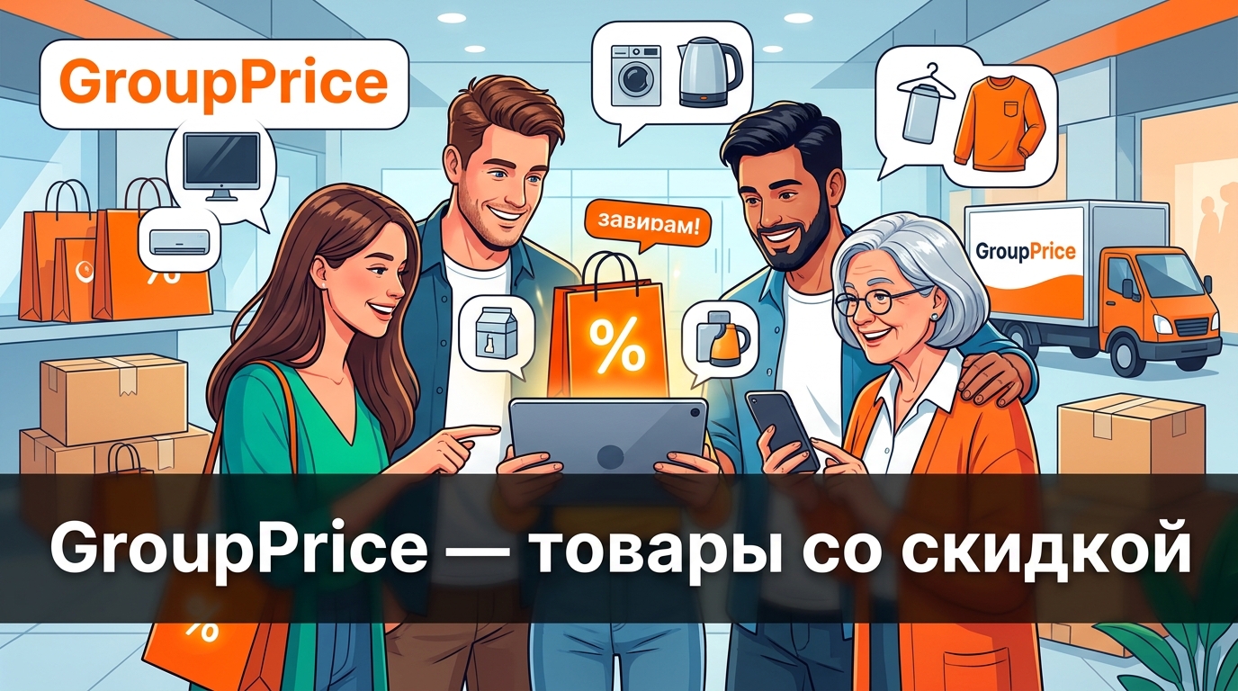 GroupPrice — российский интернет-магазин одежды и товаров для дома: бесплатная примерка, оплата при получении