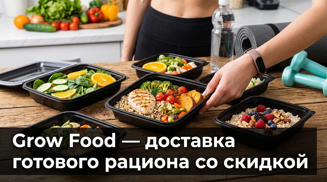 Grow Food — доставка готового рациона: 9 программ от 1693 ₽/день