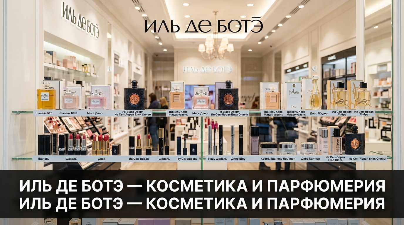 Промокоды и скидки ИЛЬ ДЕ БОТЭ на парфюмерию, уход и макияж — кэшбэк до 7% и бесплатная доставка от 2000 ₽