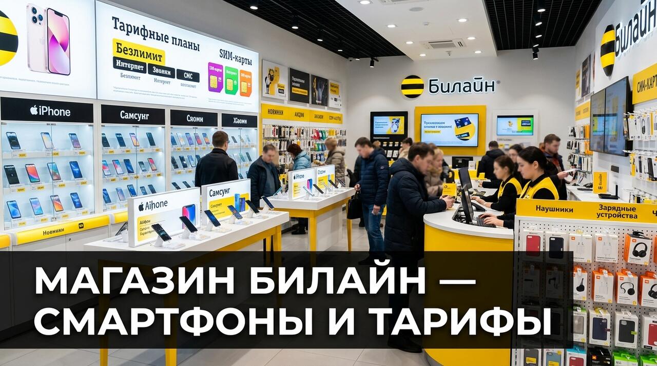 Промокоды и скидки интернет-магазина Билайн на смартфоны, гаджеты и тарифы — рассрочка 0-0-24 и доставка по России