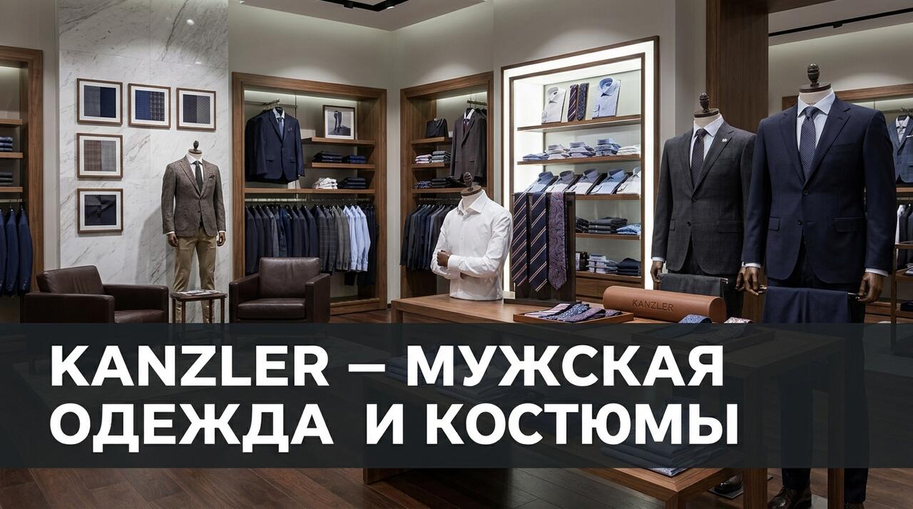 Промокоды Kanzler 2026 — скидки до 40% на мужские костюмы, рубашки и верхнюю одежду с доставкой по России