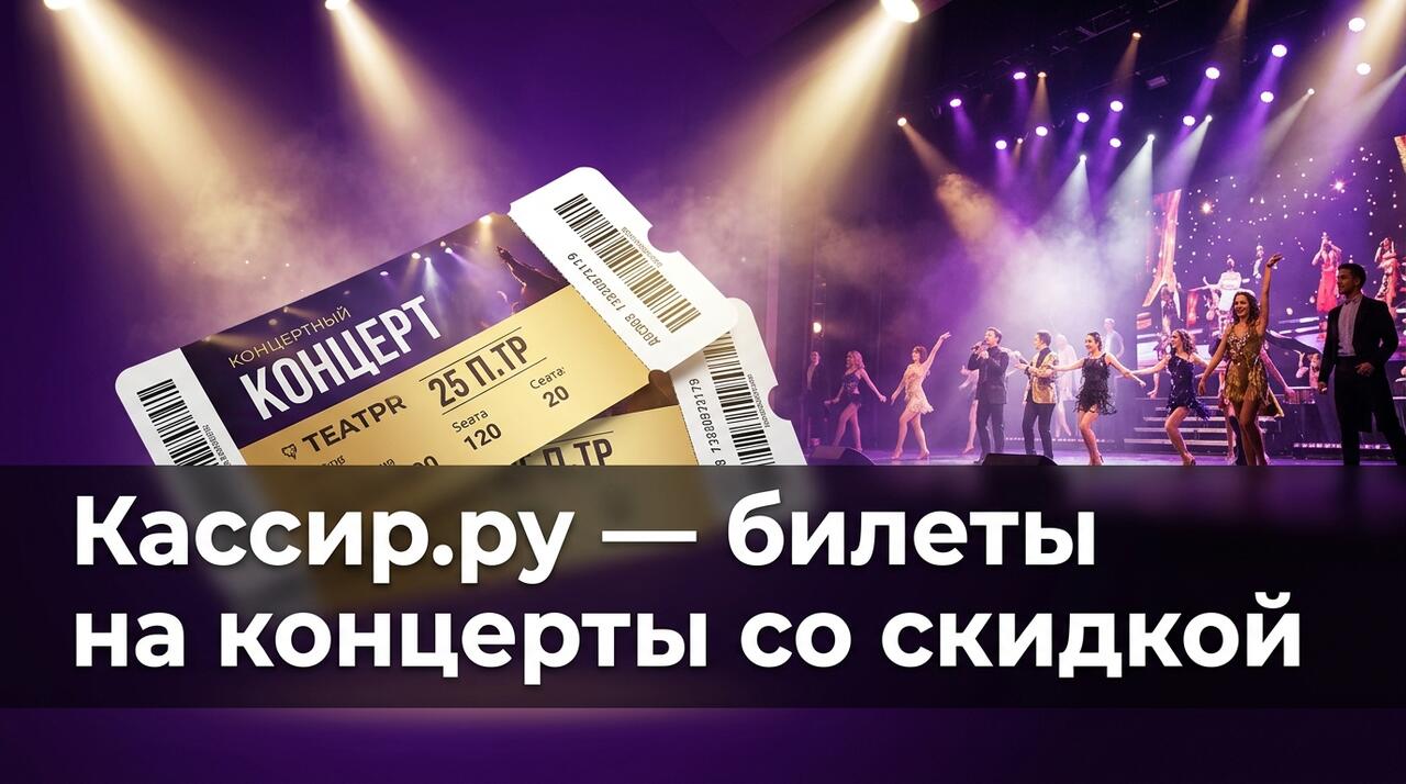 Kassir.ru — билеты на концерты, театр, спорт: эксклюзивы Crocus, ВТБ Арены, МХТ