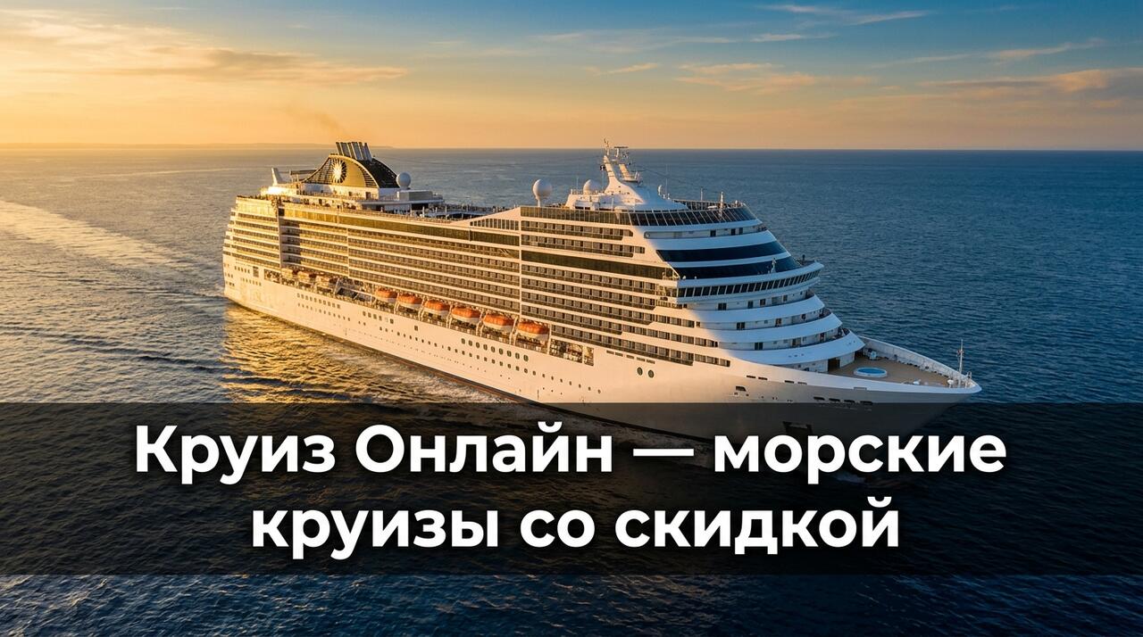 Круиз Онлайн — крупнейший онлайн-сервис бронирования речных и морских круизов России
