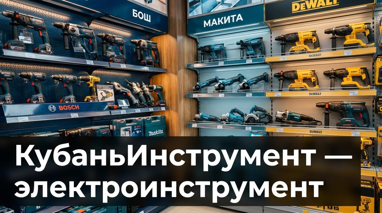Промокоды Кубань Инструмент на скидку до 25% на электроинструмент DeWalt Makita Bosch STIHL и садовую технику с доставкой по России