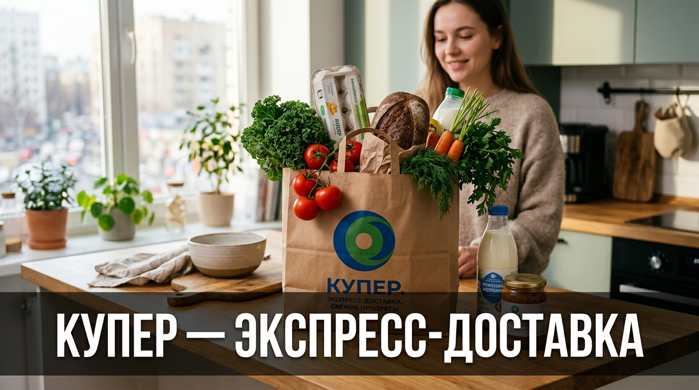 Купер — экспресс-доставка продуктов из супермаркетов