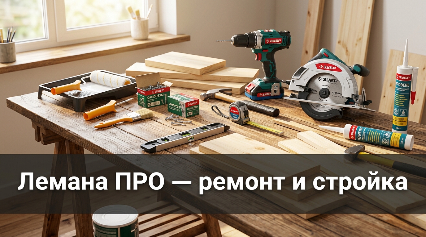 Лемана ПРО — инструменты, стройматериалы и товары для ремонта