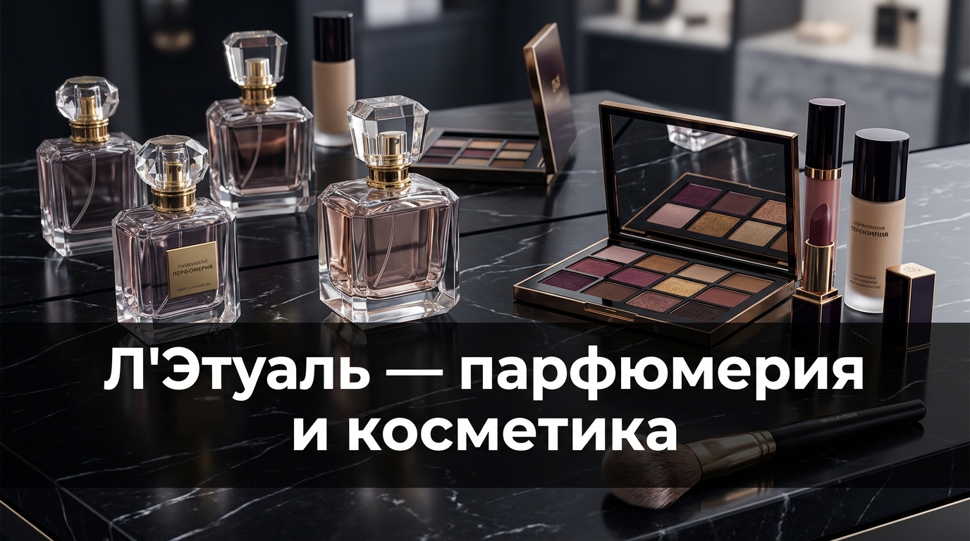 ЛЭТУАЛЬ — парфюмерия, косметика, декоративная косметика