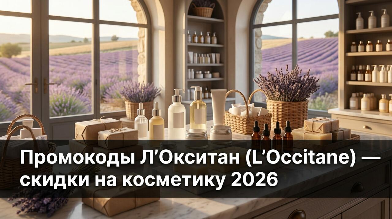 Промокоды Л'Окситан (L'Occitane) — где найти рабочие коды на косметику в 2026 году