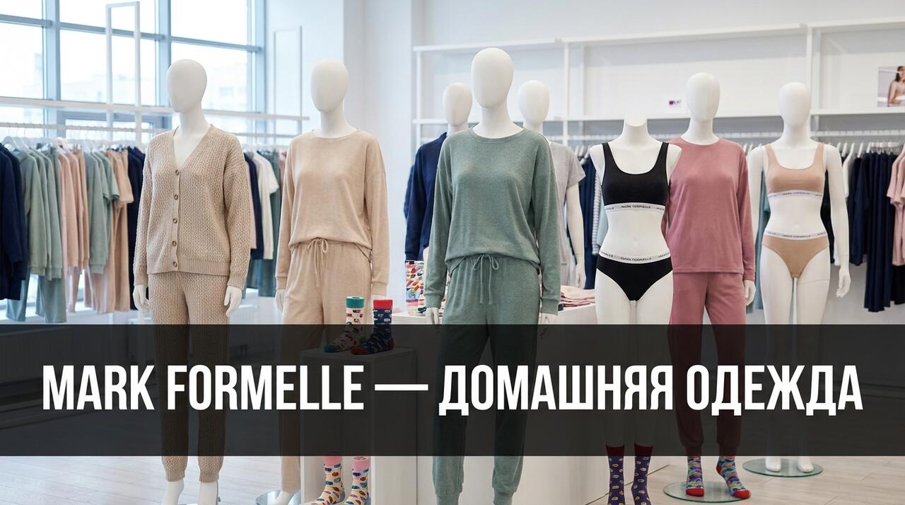 Промокоды Mark Formelle: бельё, домашняя одежда, носки и пижамы со скидкой на Rukodi